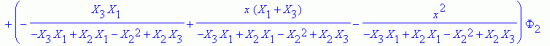 phi := (X[2]*X[3]/(X[2]*X[3]-X[2]*X[1]+X[1]^2-X[3]*...